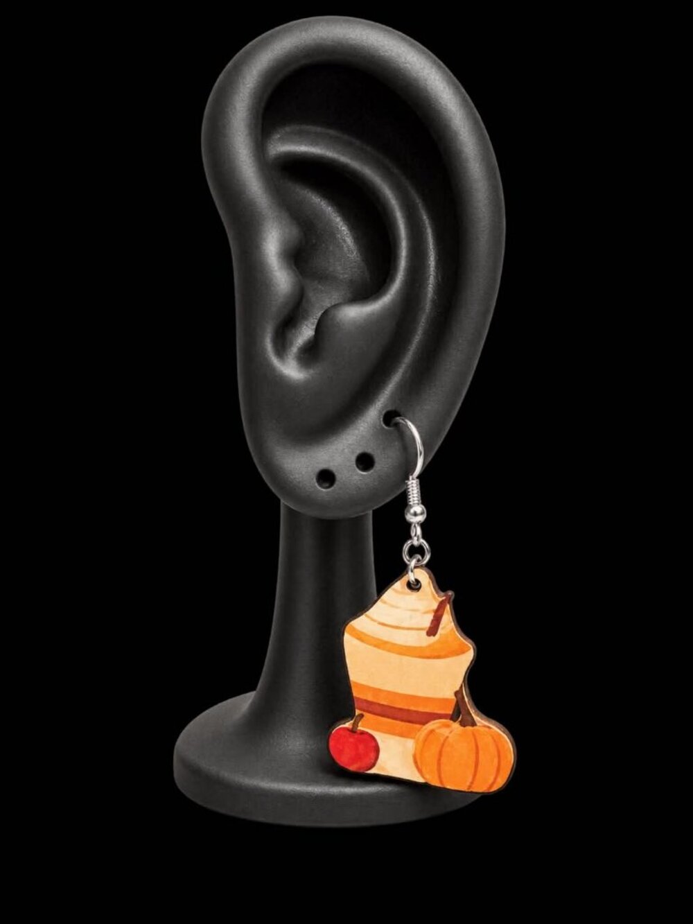 Fall Harvest Wagon Dangle Earrings